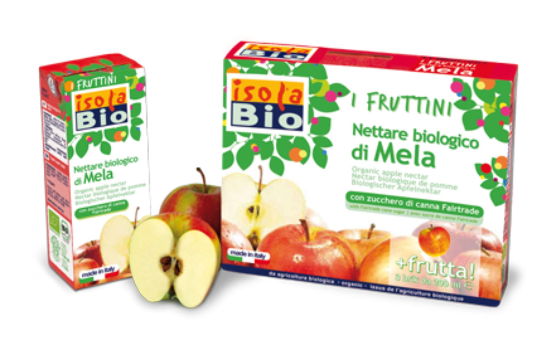 Nectar bio de mere Fruttini 200ml