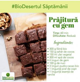 Prajitura de post cu gem