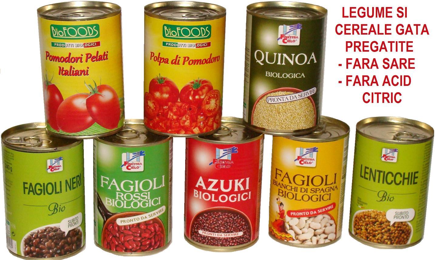 Legume bio conservate Legume bio conservate