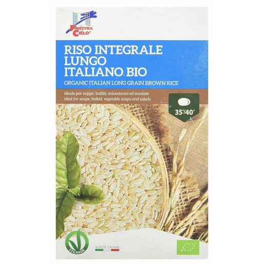 Orez bio integral bob lung, italian (produs vegan) La Finestra Sul Cielo 1kg