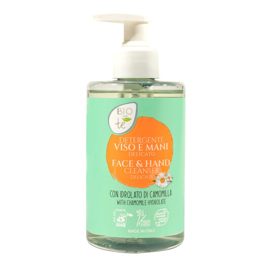 Sapun lichid delicat pentru maini si fata cu hidrolat de Musetel Bio, vegan, Bioconte, 300 ml