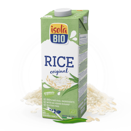 Băutură Bio din orez, fara gluten, Isola Bio, 1l