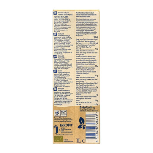 Bautura Bio din ovaz integral, Isola Bio, 1l