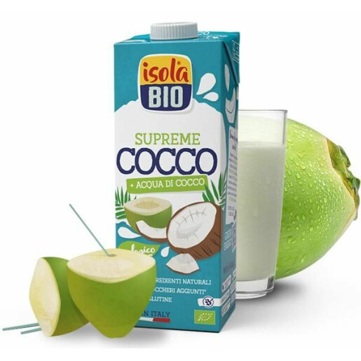 Bautura bio din nuca de cocos Supreme Isola Bio 1L (fara gluten) 