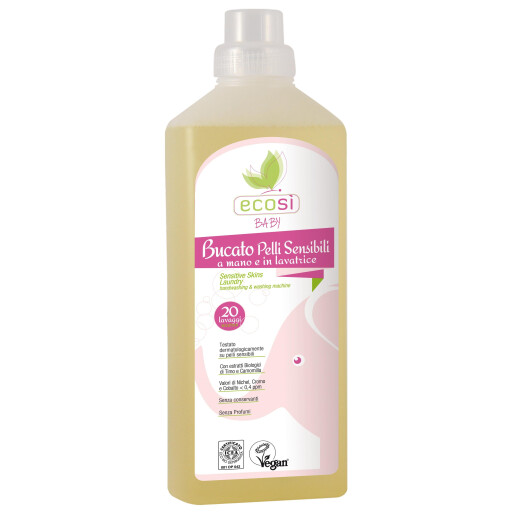 Detergent lichid ECO BIO pentru hainele bebelusului Ecosi 1000ml