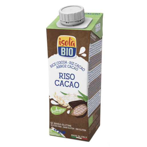 Băutura Bio de orez si cacao, fara gluten, Isola Bio, 250ml 