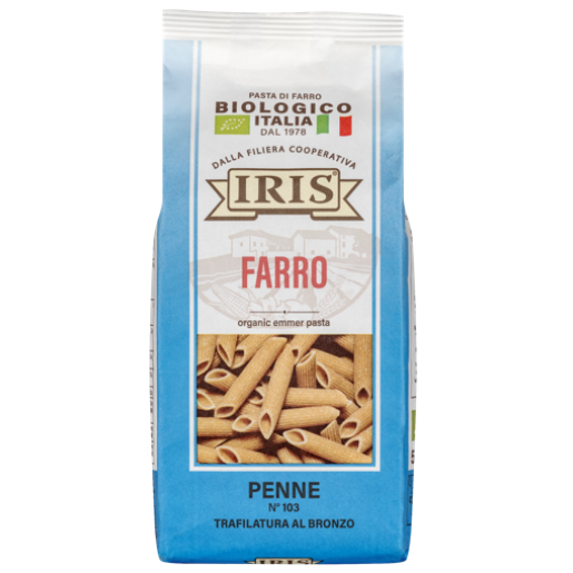 Paste bio Penne din spelta, Iris 500g.