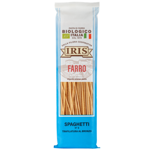 Paste bio Spaghete din spelta semi-integrala 500G IRIS