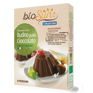 Pudra pentru budinca de ciocolata bio fara gluten, vegan 50g bioSUN