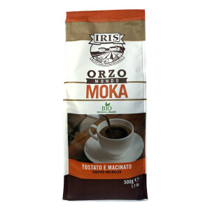 Băutura bio din orz prajit, macinat (Cafea din orz) MOKA Iris Bio, 500g 