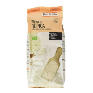 Faina de Quinoa bio, fara gluten, Fior di Loto 375g 