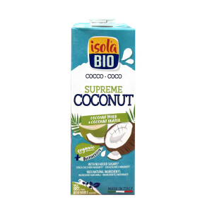 Băutura bio din nuca de cocos Supreme, fara gluten, Isola Bio 1L