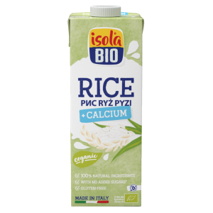 Bautura bio din orez cu calciu Isola Bio 1L (fara gluten, fara lactoza)