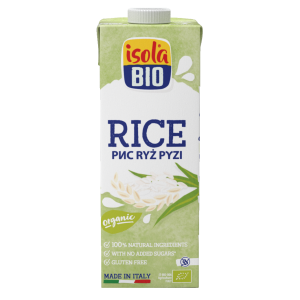 Bautura bio din orez Premium Isola Bio 1L (fara gluten, fara lactoza)