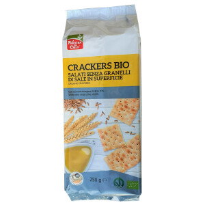 Crackers bio (fara sare la suprafata), La Finestra Sul Cielo 250g 
