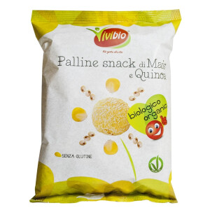Pufuleti bio din porumb si quinoa (fara gluten) 40g