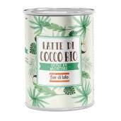 Lapte de cocos bio pentru creme (95% continut de cocos), Fior di Loto 400ml