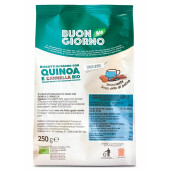 Biscuiti BuongiornoBio din spelta, cu quinoa si scortisoara (fara drojdie, fara lapte, fara ulei de palmier) 250g