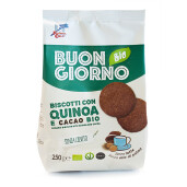 Biscuiti BIO Buongiornobio cu quinoa si cacao 250g