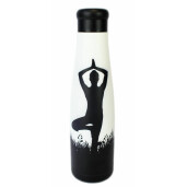 Sticlă termoizolantă din otel inoxidabil, model yoga 550ml 