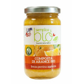 Gem bio de portocale fara pectina (indulcit cu pulpa de mere) 220g (produs vegan)