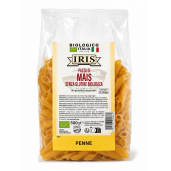Paste bio Penne din porumb 100%, fara gluten, Iris 500g. 