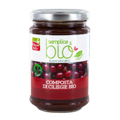 Gem Bio de cirese, vegan (indulcit cu pulpa de mere) La Finestra Sul Cielo, 320g