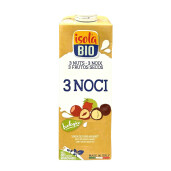 Bautura vegetala Bio cu 3 nuci (alune, migdale, nuci de macadamia), Isola Bio, 1l
