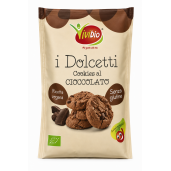 Biscuiți Cookies cu Ciocolată Bio, Fără Gluten, Vegan, Vivibio 100 g