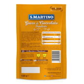 Picaturi bio de ciocolata amaruie, fara gluten, S.Martino 125g
