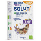 Musli bio crocant proteic fara gluten (vegan, fara lapte) SGLUT 250g 