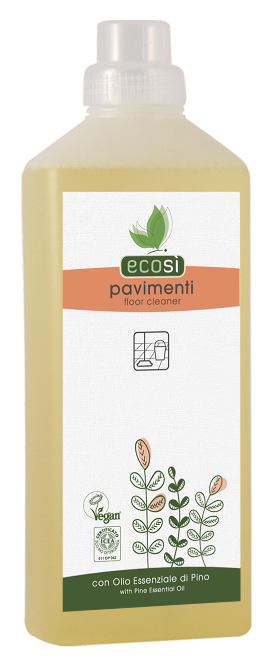 Solutie ECO pentru pardoseli cu ulei esential de pin Ecosi 1000 ml